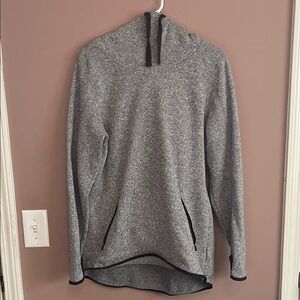 Old Navy Gray Crewneck Hooded Pullover Sweater